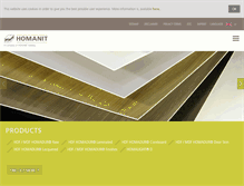 Tablet Screenshot of homanit.org